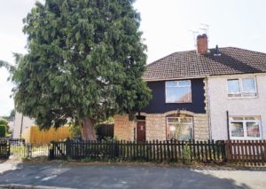 Pair of cottages appearing in auction