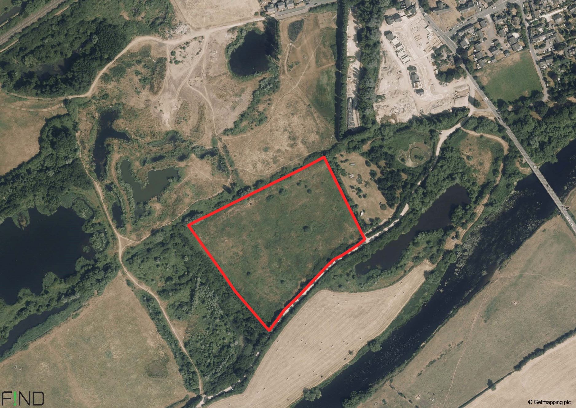 Plot of land to be auctioned with potential development in rural Derbyshire