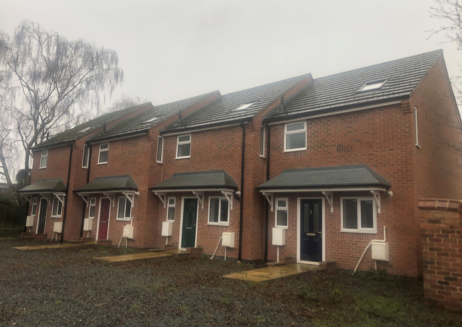Rare opportunity to buy whole row of four new-build houses in Derbyshire - Bond Wolfe