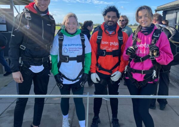 kydivers hope to raise £1.5k for Birmingham teenage cancer unit