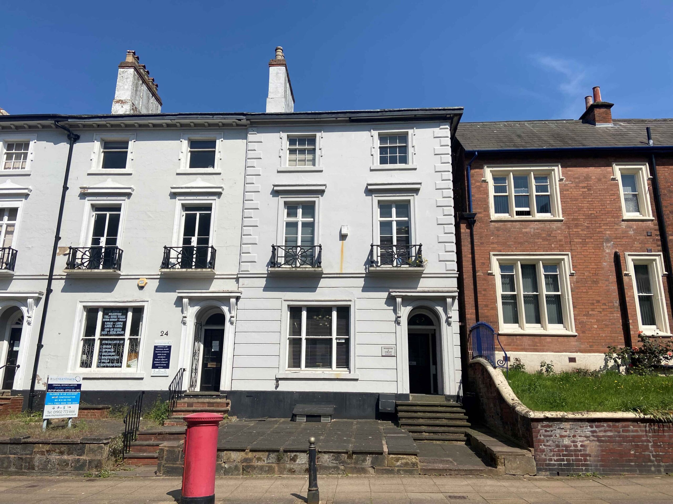 Striking Grade II Wolverhampton office building among a string of